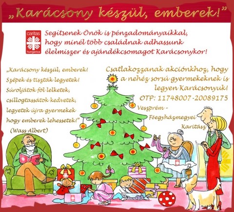 Karitász karácsonyi segítség